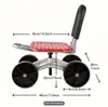 Taburete especial para persona perezosa de invernadero coche para recoger fresas campo de recolección cobertizo de campo verduras agrícolas silla de jardín conveniente