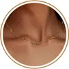 Collar Personalizado de Trébol de Cuatro Hojas de Amazon, Cadena para Clavícula de Trébol de la Suerte, Serie Bosque, Joyería Femenina Fresca y de Moda