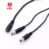Cable de alimentación uno a dos de 12V DC5521 monitoreo de seguridad derivador de alimentación uno a dos LED1 cableado bidireccional