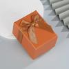 Nueva caja de regalo de joyería con lazo creativo, cubierta de cielo y tierra de alta calidad con almohada, caja cuadrada, caja de embalaje de joyería al por mayor