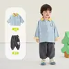 Conjunto de Chaqueta Kaka Panda para Niños y Niñas, Atuendo Casual de Dos Piezas para Otoño, Ropa Moderna de Bebé para Primavera y Otoño