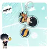 Llavero de Acrílico de Voleibol Hecho por Fans Junior Dibujo Animado Anime Periférico Lindo Colgante Accesorio
