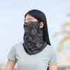 Nova Máscara Facial Respirável com Furos para Uso Externo Castanha com Faixa Elástica Variada para Orelha Capuz para Ciclismo Masculino e Feminino Manga de Pescoço Protetor Solar Verão