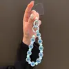 Correa para teléfono mate inspirada en colores dopamina, funda de teléfono, cadena para muñeca, llavero, accesorio para bolso y amuleto anti-pérdida
