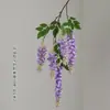 Abelia Artificial Glicina Gigante Rama Larga Flor Falsa de Plástico Flor de Seda Planta Trepadora Colgante para Sala de Estar Decoración para Fotos