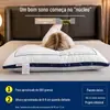 Par de Núcleos de Travesseiro para Hotel, Casa, Proteção da Coluna Cervical, Travesseiro para Sono Profundo, Travesseiro Individual, Duplo, Dormitório de Estudante, Travesseiro Infantil