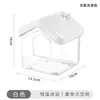 Casa de Hámster Baño para Hámster Dorado Bañera a Prueba de Salpicaduras Arena de Baño Orinal Dos en Uno 0.05 kg para Uso de Baño