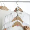 4 Cabide de Roupas Gancho de Conexão Multifuncional Doméstico Multicamadas Artefato de Armazenamento Quarto Guarda-roupa Roupas Rack de Secagem