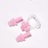 2026 Venda Direta de Fábrica Conjunto de Clipe de Nariz e Protetores Auriculares Embalados Clipe de Nariz para Natação Protetores Auriculares à Prova d'Água Clipe de Nariz Anti-Engasgo