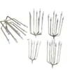 Tenedor de pesca de acero inoxidable con logo personalizado, de 7, 9 o 11 puntas, engrosado, antideslizante, resistente al desgaste, accesorio de equipo de pesca