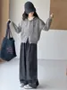 Conjunto de Punto para Niñas Primavera y Otoño 2026 Nuevo Otoño Moda Pulóver Básico y Pantalones Casuales para Niñas Mayores