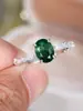 Anillo de Plata de Ley S925 con Borde de Ágata Incrustado con Diamante Blanco, Anillo de Dedo Índice Elegante Europeo y Americano, Versátil y de Moda, Accesorios