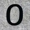 Adesivo Digital Estéreo de Acrílico Letras Bronze Dourado Preto e Branco Número do Quarto Adesivo de Parede Placa de Número de Porta Placa