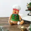 Decoraciones Navideñas Muñeco de Jengibre Creativo Muñeco Colgante Pequeño Muñeco de Galleta Colgante para Fiesta Árbol de Navidad