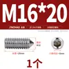 Aço Inoxidável 304/316 Soquete Sextavado Ponta Afiada Parafuso de Fixação Cabeça Cega para Máquina M4M5M6M8M10