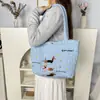 [Modelo de Copyright] 2025 Nuevo Amor Bordado Cachorro Bolso de Hombro para Mujer Bolso de Mano de Gran Capacidad Más Fácil de Combinar Bolso Tote