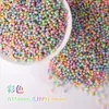 Cuentas de semillas de color sólido Tang de 2-4 mm, cuentas color crema, cuentas de ábaco premium, cuentas de vidrio plateado, accesorios para joyería, cuentas pequeñas al por mayor