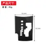 Adecuado para 06-13 Toyota RAV4 antiguo Rongput panel de cambios accesorios interiores fibra de carbono real pegatinas decorativas