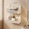 Prateleira de Armazenamento para Banheiro, Prateleira para Vaso Sanitário sem Furos, Prateleira de Armazenamento para Banheiro Montada na Parede para Lavatório