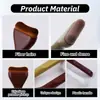 Brocha para Base de Maquillaje Nueva de Cabeza Plana Pequeña, Mango de Goma con Cerdas Suaves, Sin Marcas, Forma de Lengua Ampliada, Brocha de Una Línea para Mascarilla Facial, Transfronteriza