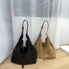 Bolso de Hombro para Mujer de Cuero Nobuk, Bolso Retro para Viajes Diarios, Bolso de Cuero Genuino para Mujer, Bolso Tote de Diseño de Nicho, Bolso Versátil para Mujer 2025