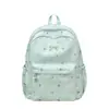 Mochila nueva, elegante, ligera, de gran capacidad, con diseño de estrellas y moños para estudiantes mujeres, mochila de estilo lindo y femenino