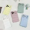 Funda Yunxiang de Agujero Fino adecuada para el teléfono Apple 18 Funda de color sólido Macaron iPhone 17promax funda protectora a prueba de caídas