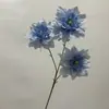 Dalia Sueño de un Solo Tallo con 3 Cabezas Centro de Mesa para Pasillo de Boda Ramo de Mano Decoración Adorno para Sala de Estar Hogar Arreglo Floral Ramo de Flores Artificiales Falsas