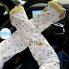 Mangas de Hielo para Mujer Verano Protección Solar Mangas de Hielo de Seda de Hielo Holgadas Transpirables Protección UV Mangas para Hombre Venta al por Mayor Guantes con Dedos