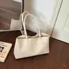 Bolsa de Palha Tecida Simples Estilo Coreano Feminina 2026 Nova Moda Grande Capacidade Bolsa de Ombro Casual para o Dia a Dia