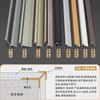 Tira de borde de esquina puntiaguda de aleación de aluminio, línea decorativa metálica para panel de pared integrado, esquina para azulejo cerámico, tira de borde para chapa de madera