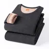 Directo de fábrica: Conjunto de ropa interior térmica de otoño e invierno para hombre, con forro polar y grosor extra para abrigar, diseñado para hombres de mediana edad y mayores