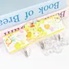 Gancho Acrílico de Desenho Animado com 3 Ganchos, Gancho Sanrio Sem Furo para Banheiro e Cozinha, Gancho Criativo para Roupas com Adesivo Sem Marcas