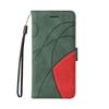 Adequado para Moto G24 Celular Capa de Couro Samsung Xcover7 Duas cores Emenda Cartão Carteira Suporte Capa Protetora
