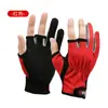 Nuevos guantes de tres dedos, guantes de pesca de dedos divididos para uso en exteriores, guantes antideslizantes de cinco dedos y medio dedo para ciclismo y pesca