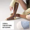 Calcetines de compresión para pantorrilla con diseño de línea color-blocking y degradado para mujer, primavera y verano, calcetines deportivos de compresión de nailon de secado rápido para ciclismo, running y salto