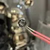 Pendientes de Acero de Titanio con Diamante Corte Milenio de 8mm, Destello Explosivo, Lavables, Sin Molestias al Dormir, Moda con Temperamento, Más Fáciles de Combinar con Clavos de Hélice Auricular