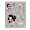 Adesivos Fofos Molly Jasmine Em Relevo Em Estoque Celebridade da Internet Criativo Capa de Celular de Jasmim Adesivos Decorativos para Copo d'Água Versão Q