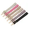 Accesorios de correa de hombro para bolso de rombos nuevo transfronterizo correa de hombro única cruzada ajustable reemplazo correa de hombro larga correa de cordón jacquard