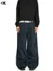 Pantalones Casuales de Trabajo Estilo Americano 11Kn para Hombre y Mujer, Lavados y Desgastados, Simples Retro Sueltos Modernos Adelgazantes de Pierna Recta