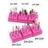 Juego de cabezales de rectificado de aleación de tungsteno y acero cerámico para arte de uñas, cepillo de cabezal de rectificado para máquina pulidora, cabezal de rectificado para pulir uñas en caja