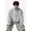 Otoño 2026 Nuevo Estilo Estilo Hong Kong Sombra Cero Pared Talla Grande Falso Dos Piezas Sudadera con Capucha M-5X HW261076-P34