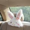 Realização de Desejos Cobertor Dois em Um Casa Fofo Boneco de Carro Travesseiro de Apoio de Cabeça para Ar Condicionado Travesseiro de Apoio de Cabeça de Carro Coelho de Desenho Animado Dois em Um