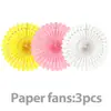 Nuevas Decoraciones de Fiesta Temáticas de Limón de Verano de Amazon Abanicos de Papel Rosas y Amarillos Bolas de Panal Suministros de Decoración para Escena de Fiesta