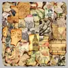 50 Piezas de Marcas de Quemado Vintage Materiales Creativos para Journaling Pegatinas Exquisitas Cuaderno de Diario Pegatinas Decorativas para Altavoz de Guitarra