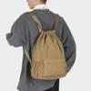 Mochila de cordón informal de otoño e invierno transfronteriza práctica portátil gran capacidad cierre color sólido mochila para estudiantes venta al por mayor