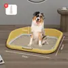 Inodoro para perros extragrande con protección contra salpicaduras y soporte, lavable, urinario para perros estilo plano para uso doméstico, disponible para venta al por mayor