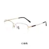Armazones de Gafas de Media Montura Ultraligeros, Sándalo de Alta Gama, Armazones Cómodos y Sencillos para Hombres y Mujeres, Mayoreo 18376, Más Vendido en Tiktok