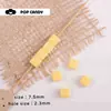 Cadena de Caramelos Cuadrados de Colores para Teléfono Móvil, Joyería, Pulsera, Hecho a Mano, Cuentas DIY, Bolsa de Cuentas Sueltas, Collar Colgante, Accesorios de Joyería para el Cabello