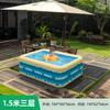 Piscina inflável no exterior Piscina familiar para bebês ao ar livre para crianças Piscina quadrada espessada para adultos